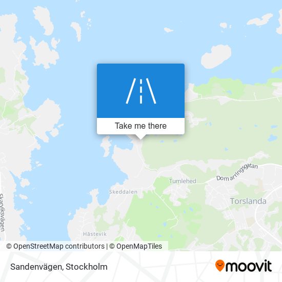 Sandenvägen map