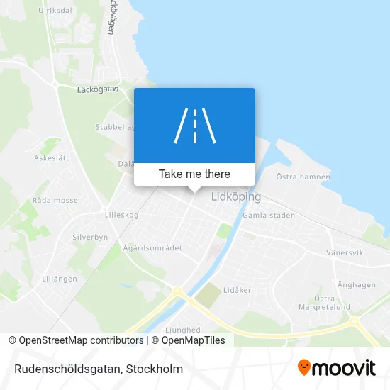 Rudenschöldsgatan map