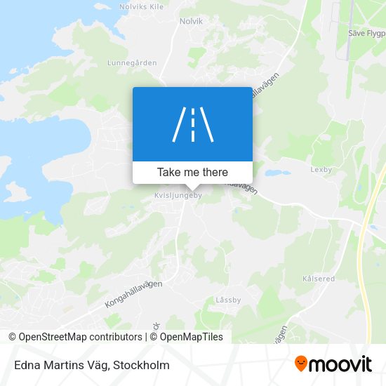 Edna Martins Väg map