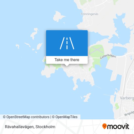 Rävahallavägen map