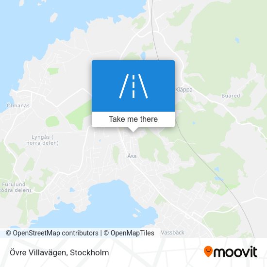 Övre Villavägen map