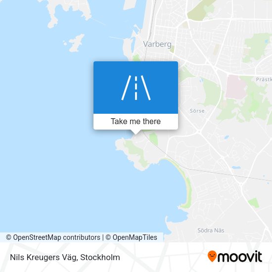 Nils Kreugers Väg map