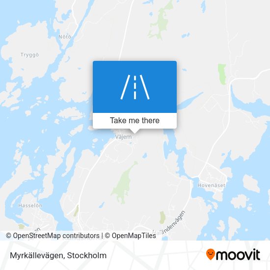 Myrkällevägen map
