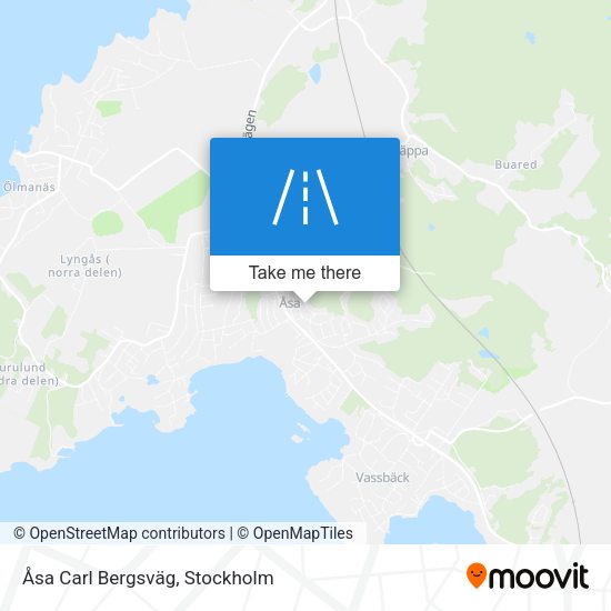 Åsa Carl Bergsväg map