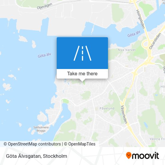 Göta Älvsgatan map