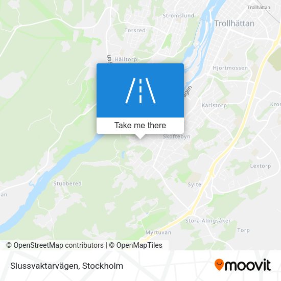 Slussvaktarvägen map