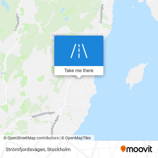 Strömfjordsvägen map