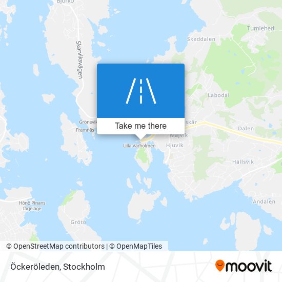 Öckeröleden map