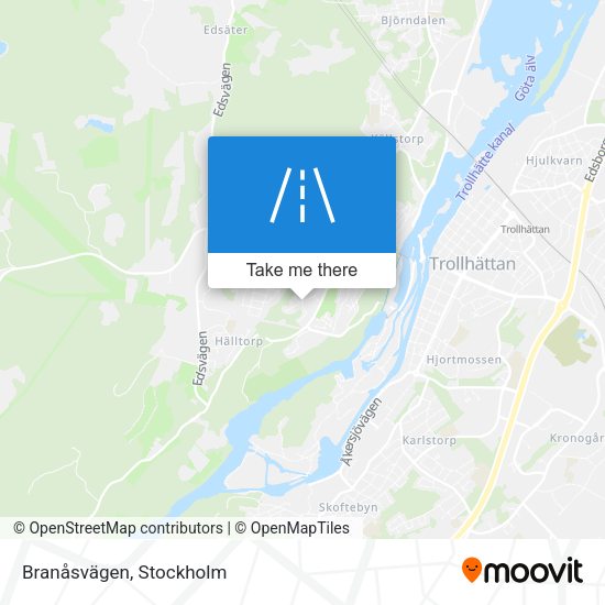 Branåsvägen map
