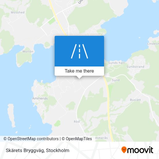 Skärets Bryggväg map
