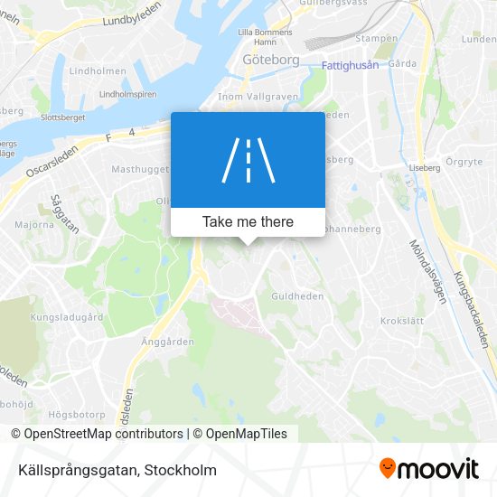 Källsprångsgatan map