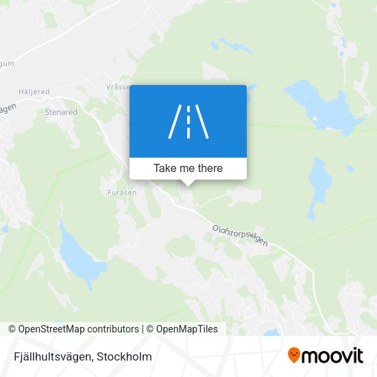 Fjällhultsvägen map