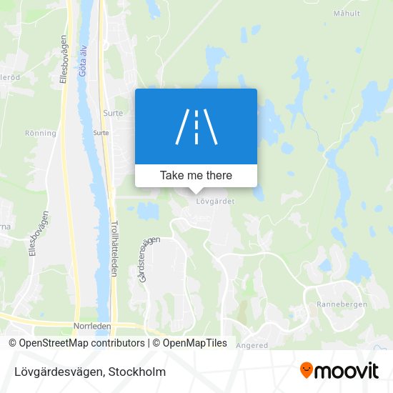 Lövgärdesvägen map