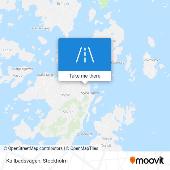 Kallbadsvägen map