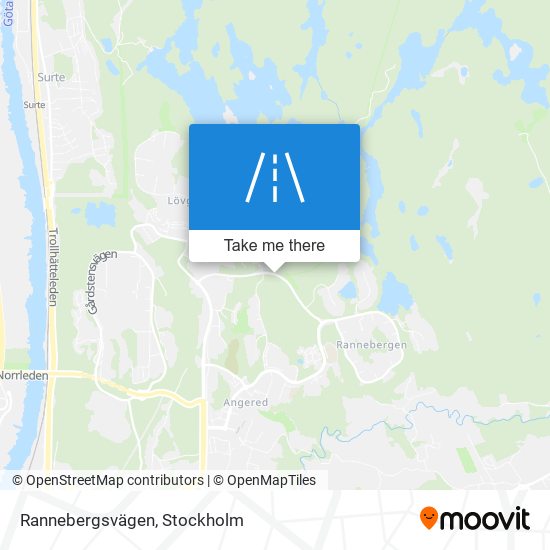 Rannebergsvägen map