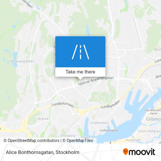 Alice Bonthornsgatan map