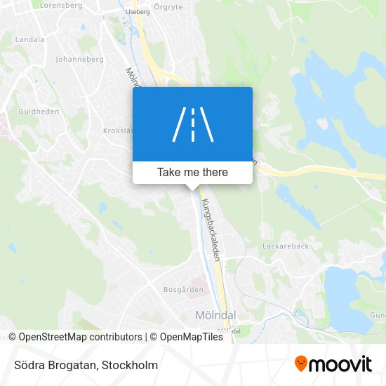 Södra Brogatan map