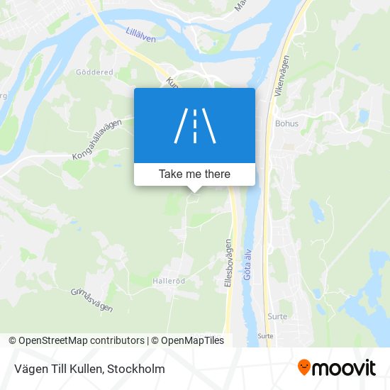 Vägen Till Kullen map