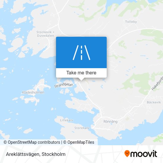 Areklättsvägen map