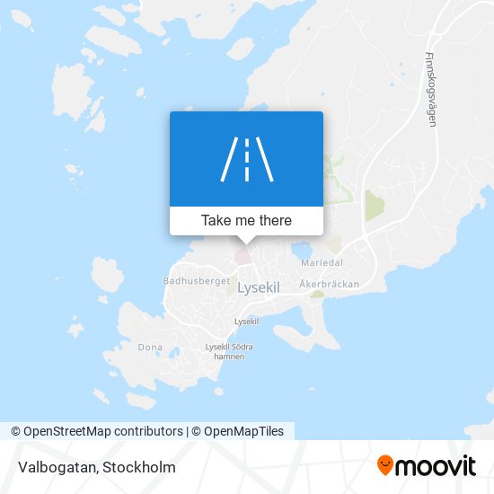 Valbogatan map