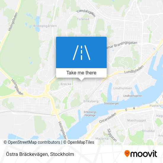 Östra Bräckevägen map