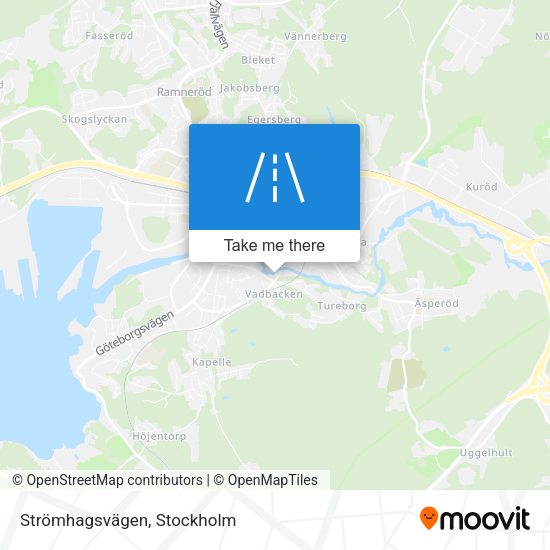 Strömhagsvägen map