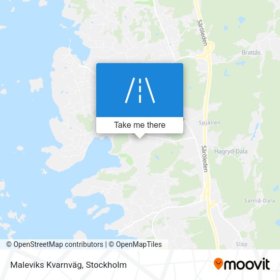 Maleviks Kvarnväg map