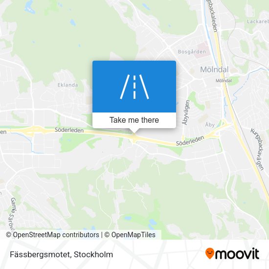Fässbergsmotet map