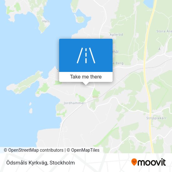 Ödsmåls Kyrkväg map
