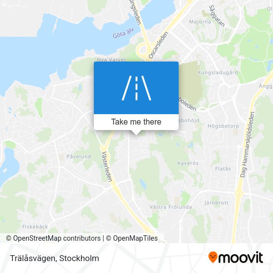 Trälåsvägen map