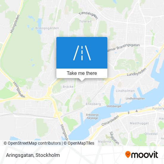 Aringsgatan map