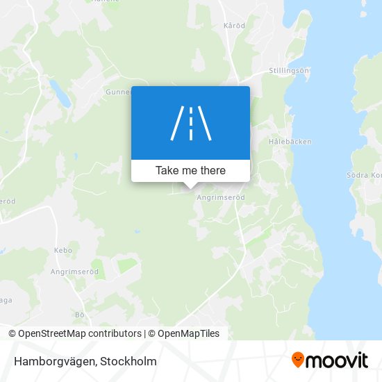 Hamborgvägen map