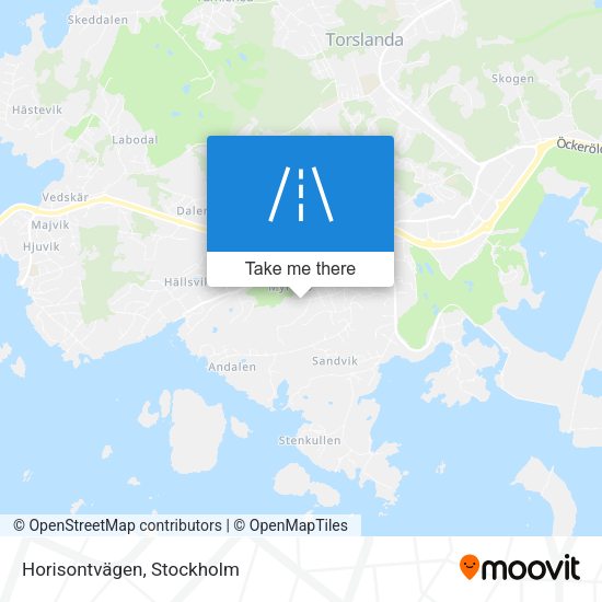 Horisontvägen map