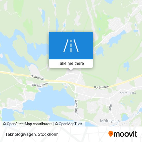 Teknologivägen map