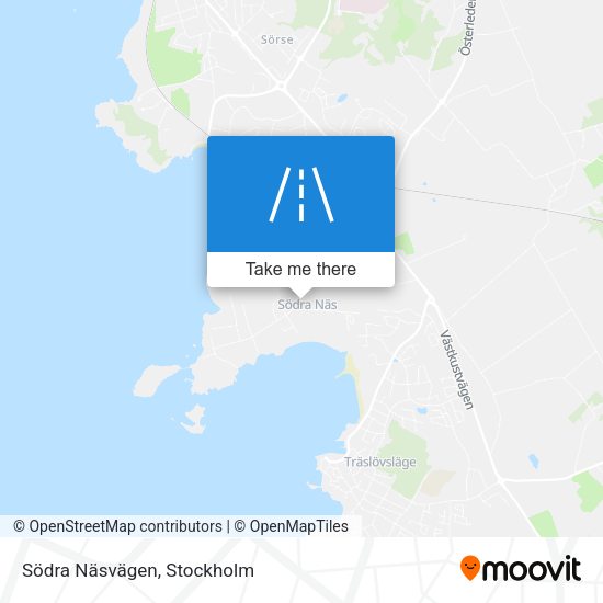 Södra Näsvägen map