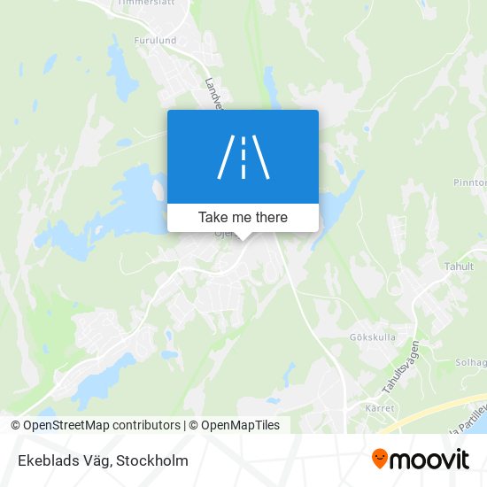 Ekeblads Väg map