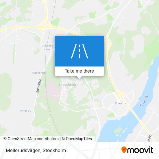 Mellerudsvägen map