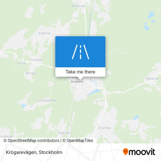 Krögarevägen map