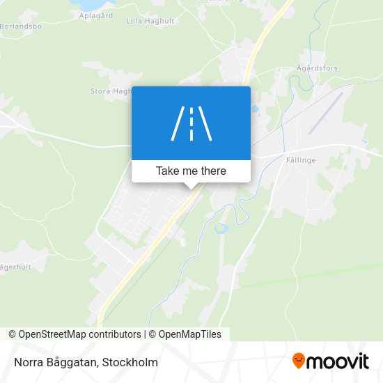 Norra Båggatan map