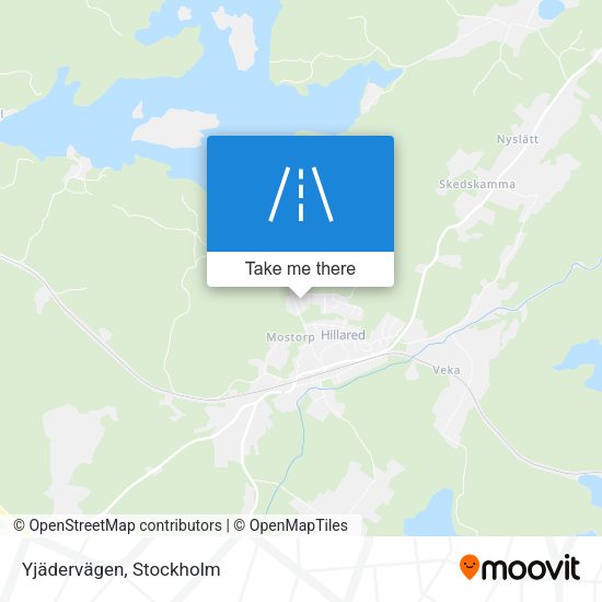 Yjädervägen map