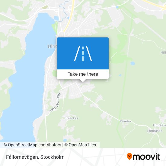 Fållornavägen map