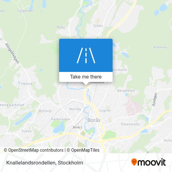 Knallelandsrondellen map
