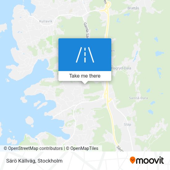 Särö Källväg map