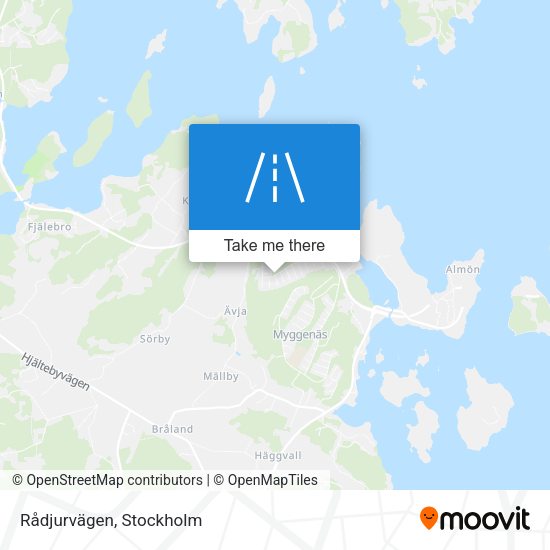 Rådjurvägen map