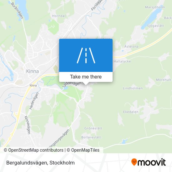 Bergalundsvägen map