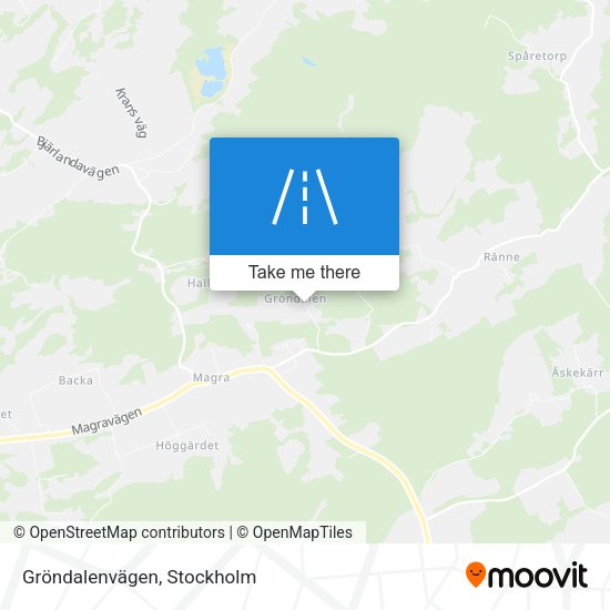 Gröndalenvägen map
