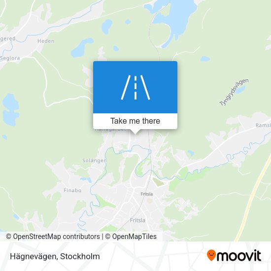 Hägnevägen map