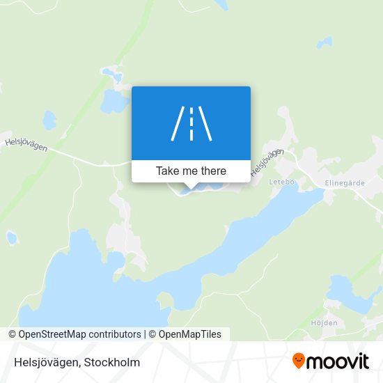 Helsjövägen map