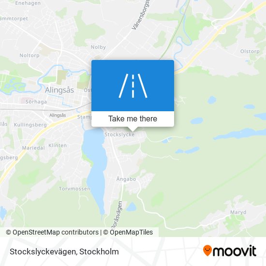 Stockslyckevägen map