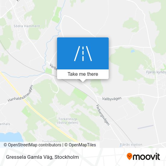 Gressela Gamla Väg map
